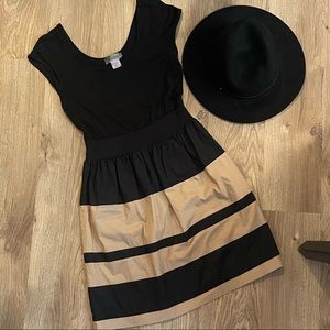 Black & Tan Dress
